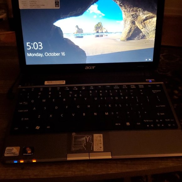 Acer 1810T 11.6" Laptop PC 4GB RAM 1 TB HDD Windows 10 - Picture 1 of 7
